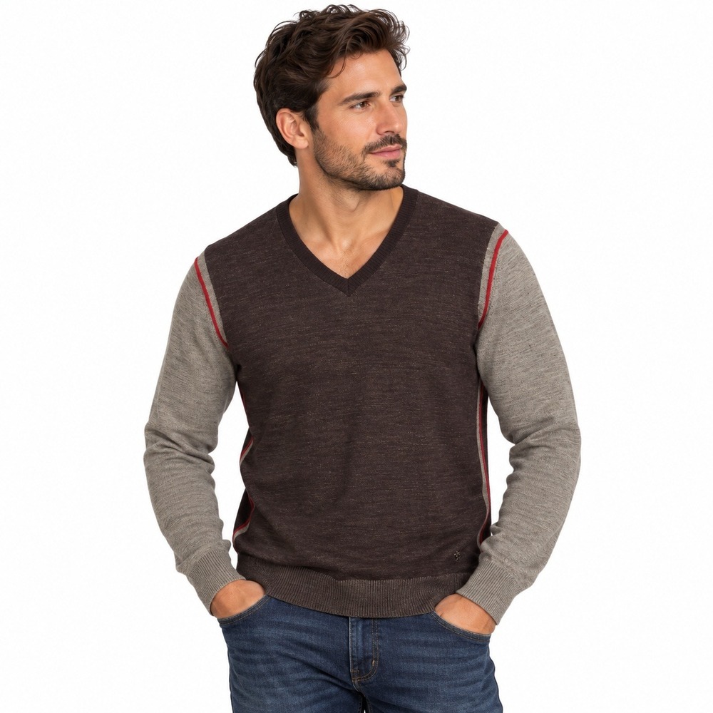 Just Cavalli Mens 100% Wool V Neck Sweater Sz 52 Designer Luxury Roberto Cavalli